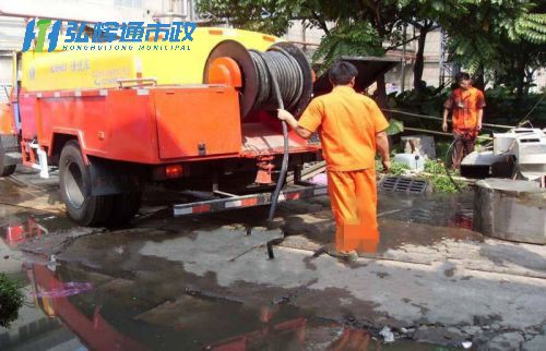 吴江松陵下水道清洗